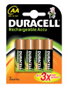 Batteri Uppladdningsbart AA 4-pack Duracell